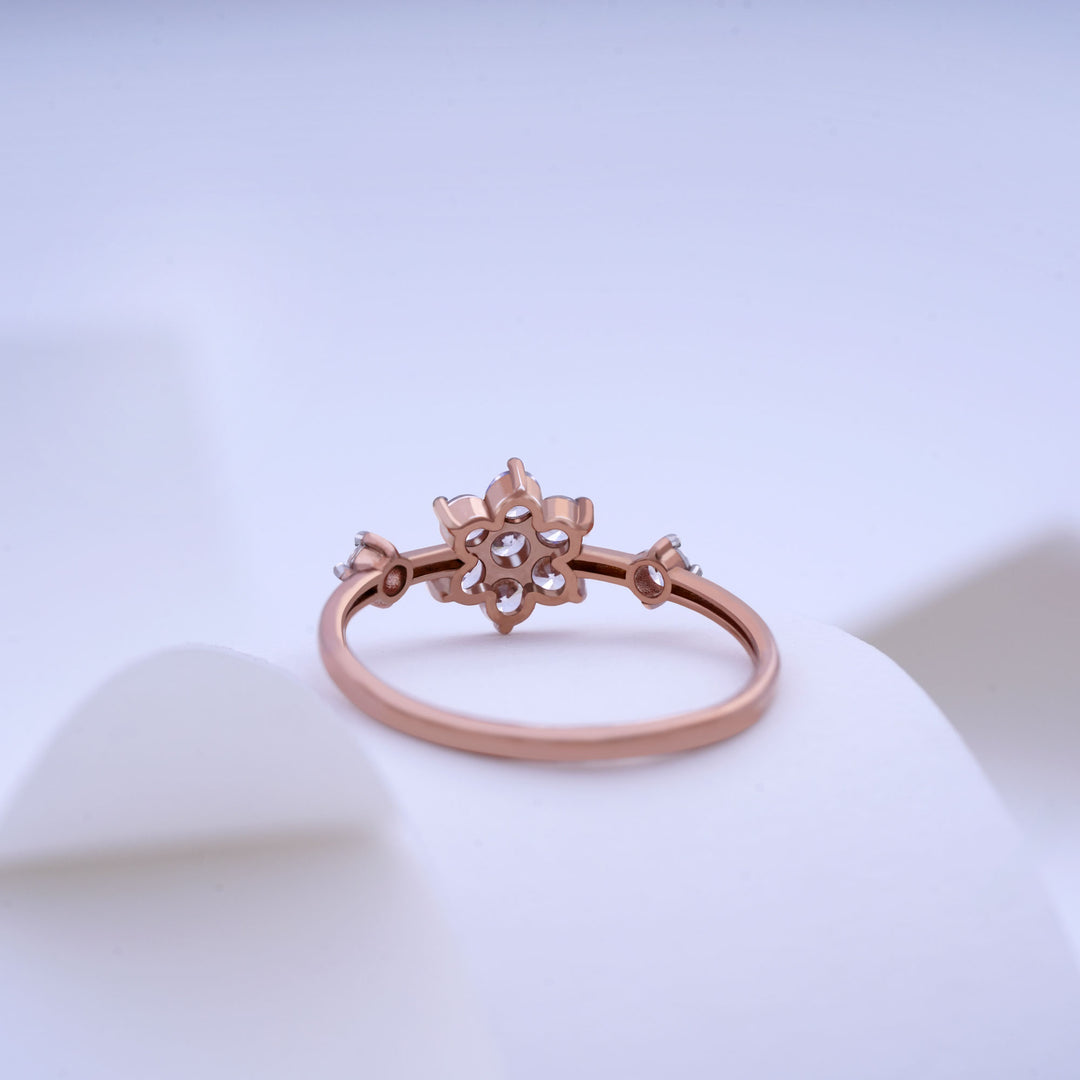 9K Rose Gold Ring Caia