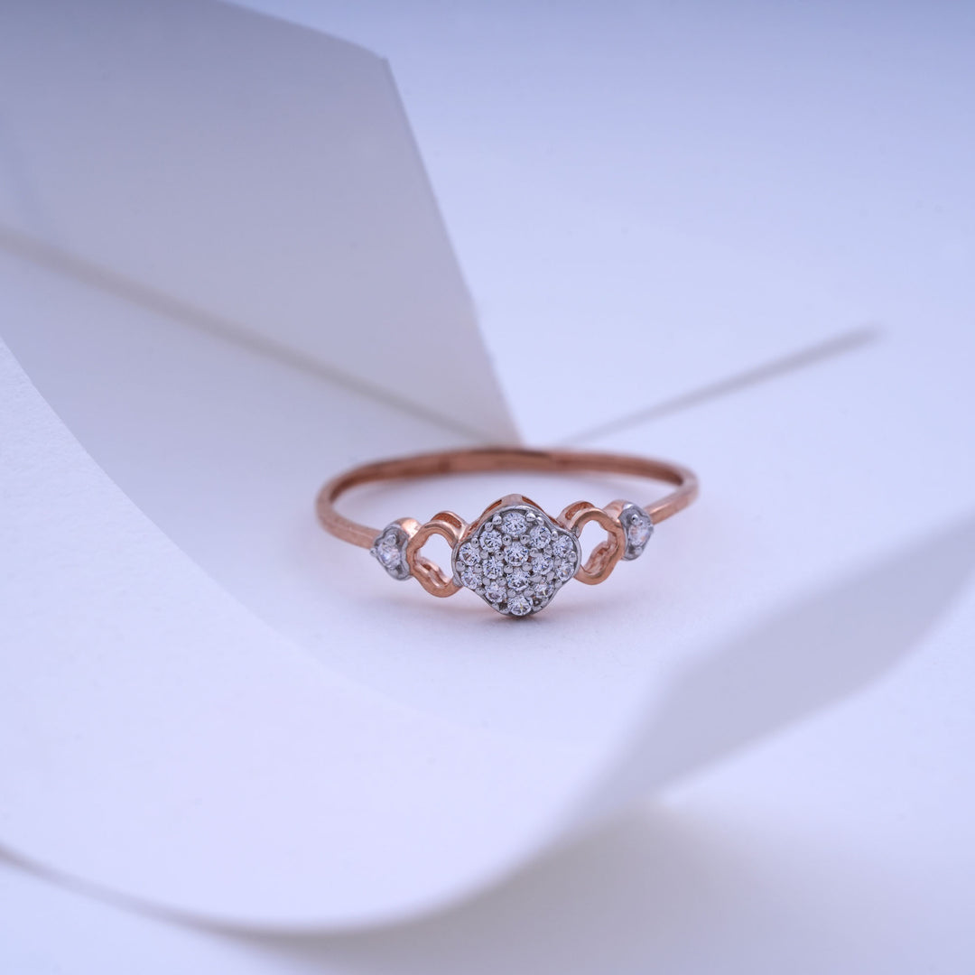 9K Rose Gold Ring Caia