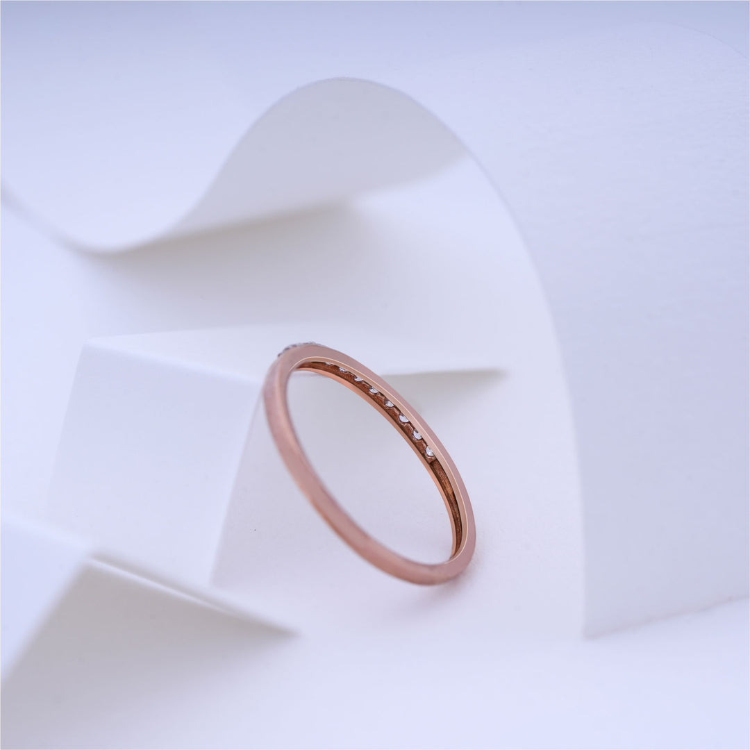 9K Rose Gold Ring Caia