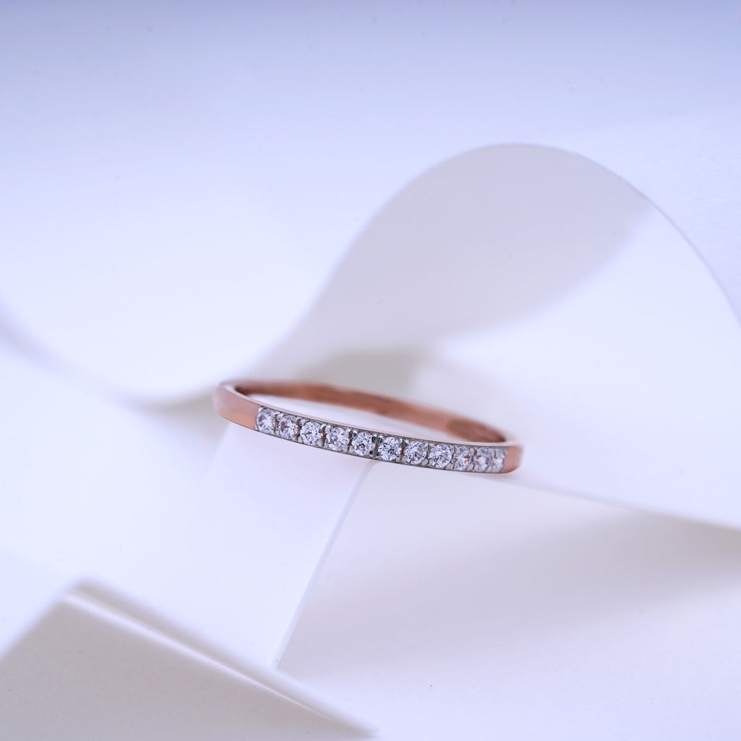 9K Rose Gold Ring Caia