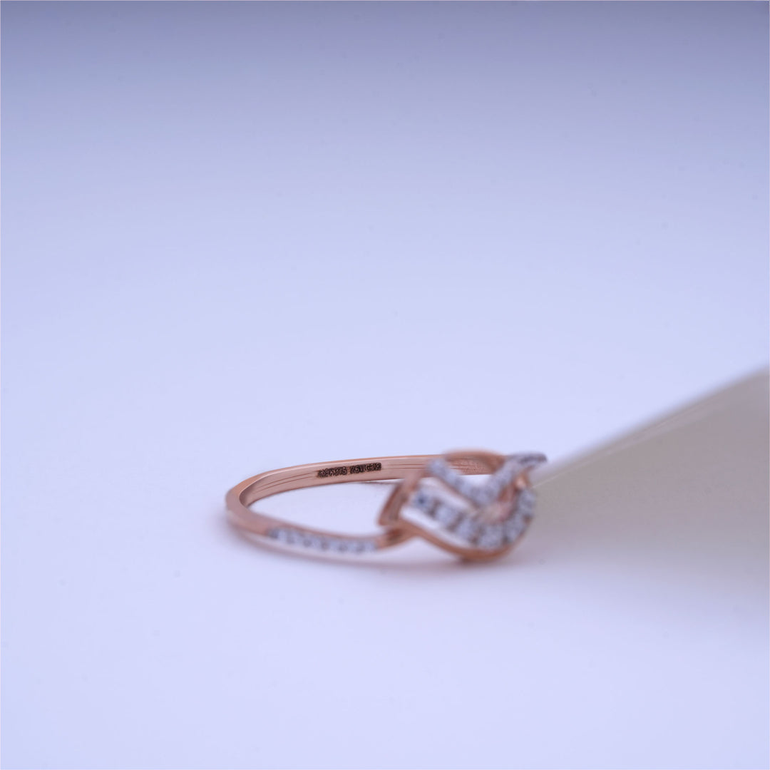 9K Rose Gold Ring Caia