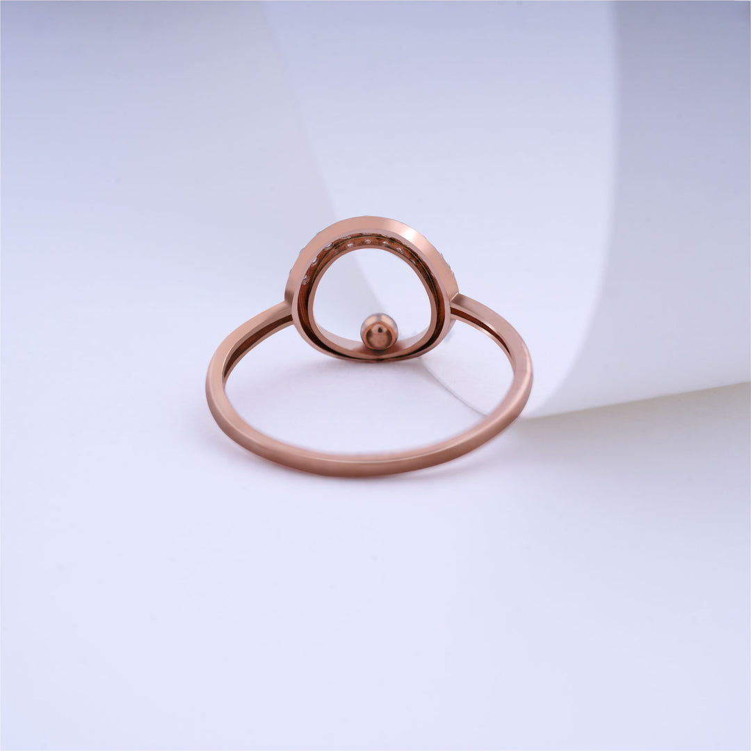 9K Rose Gold Ring Caia