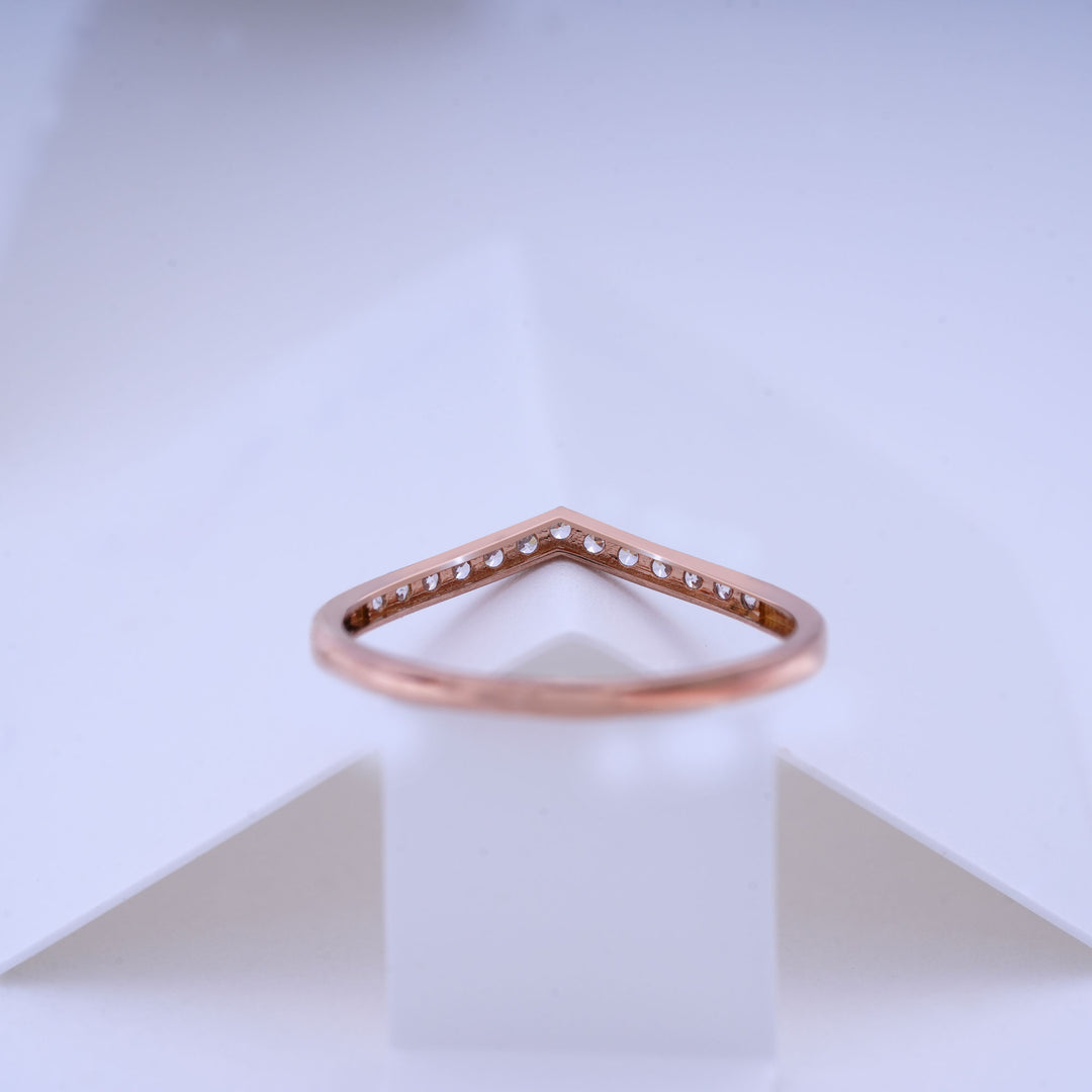 9K Rose Gold Ring Caia