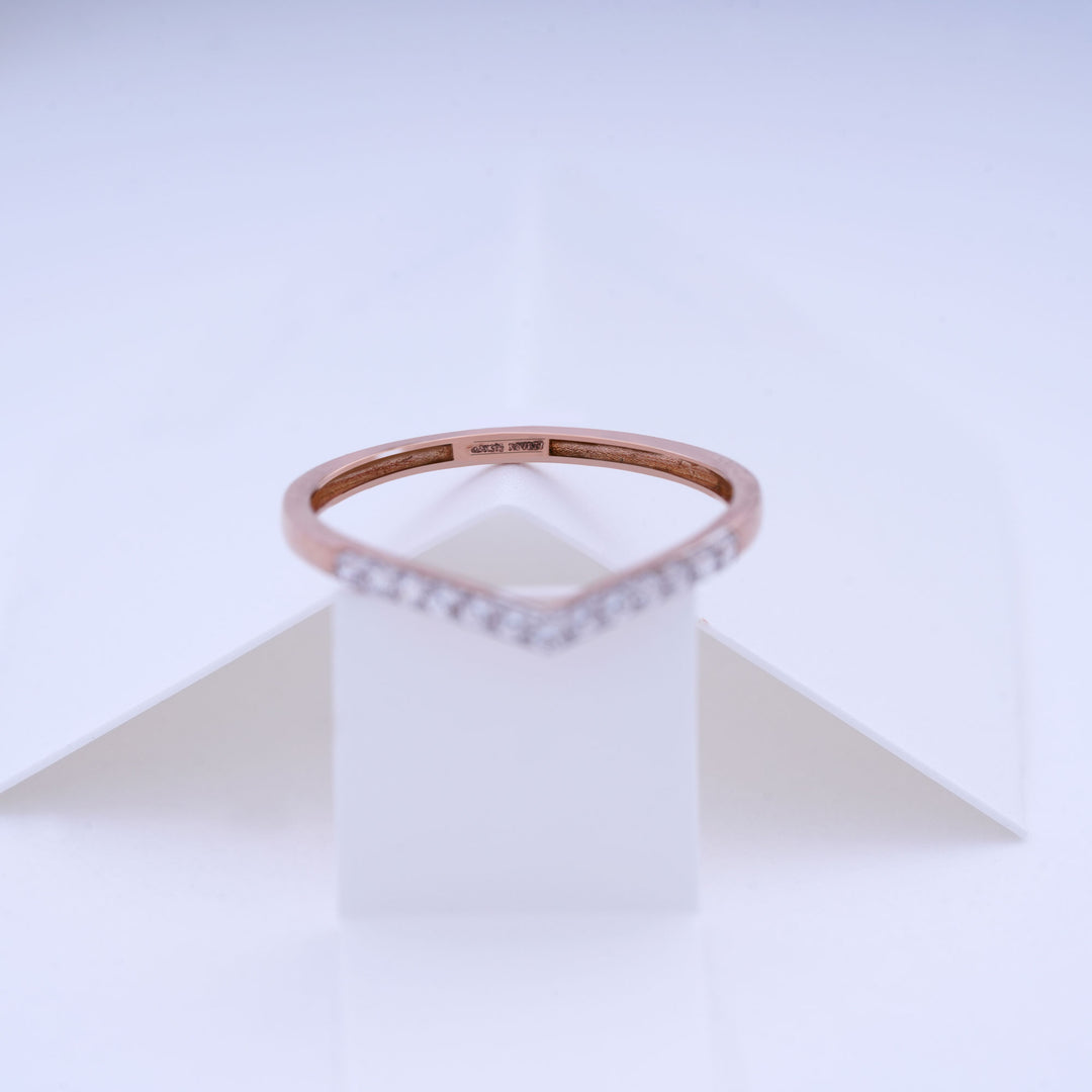 9K Rose Gold Ring Caia