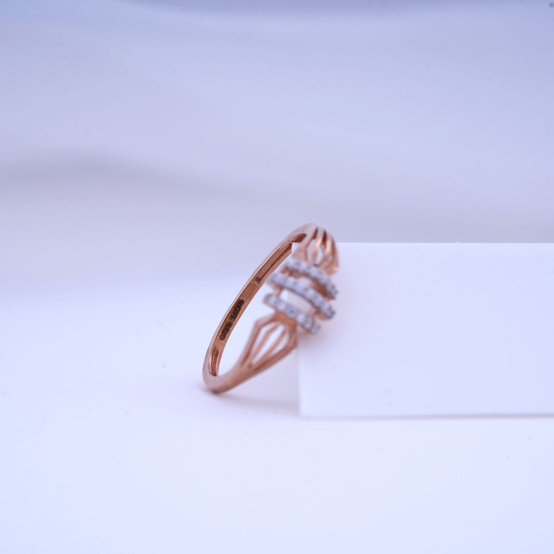 9K Rose Gold Ring Caia