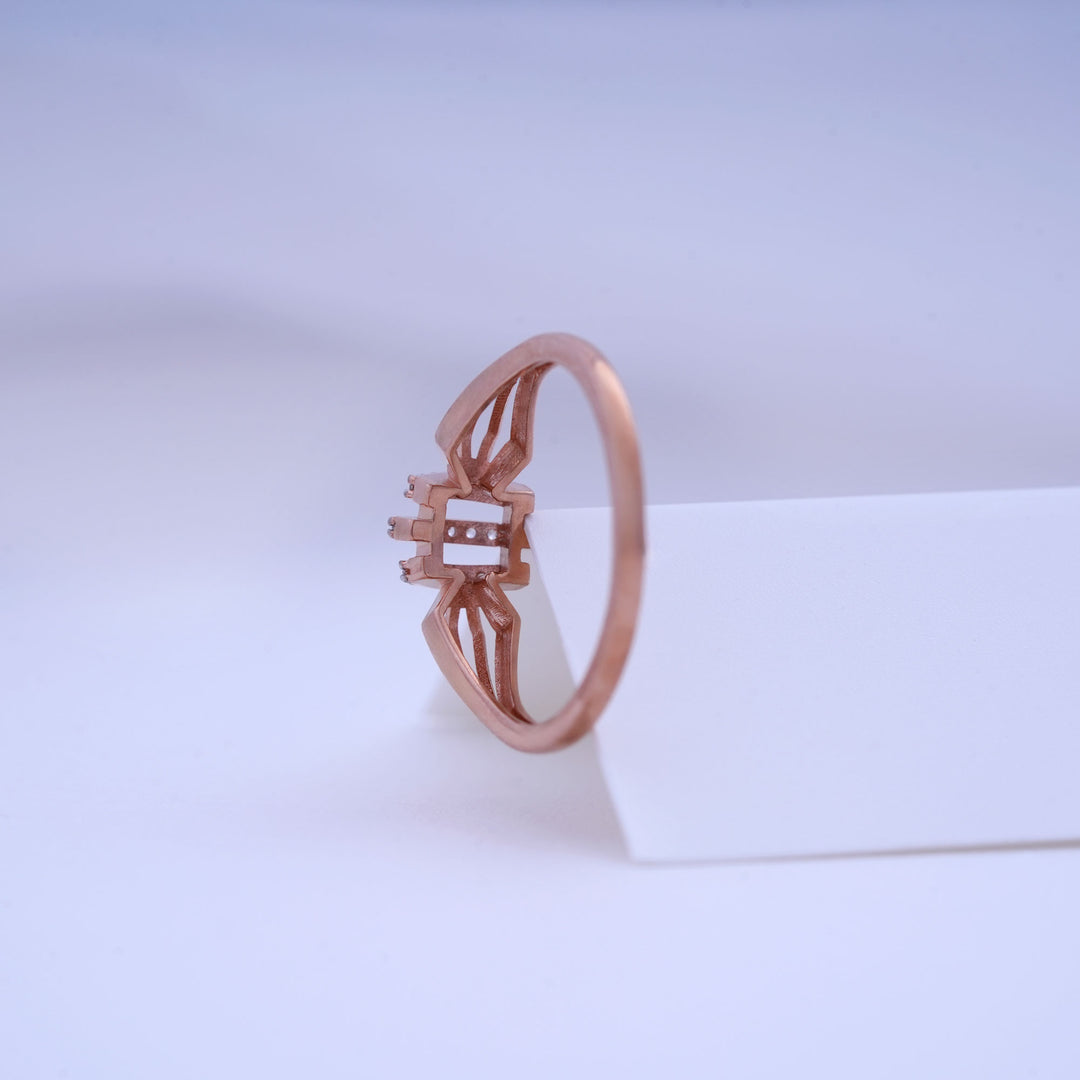 9K Rose Gold Ring Caia