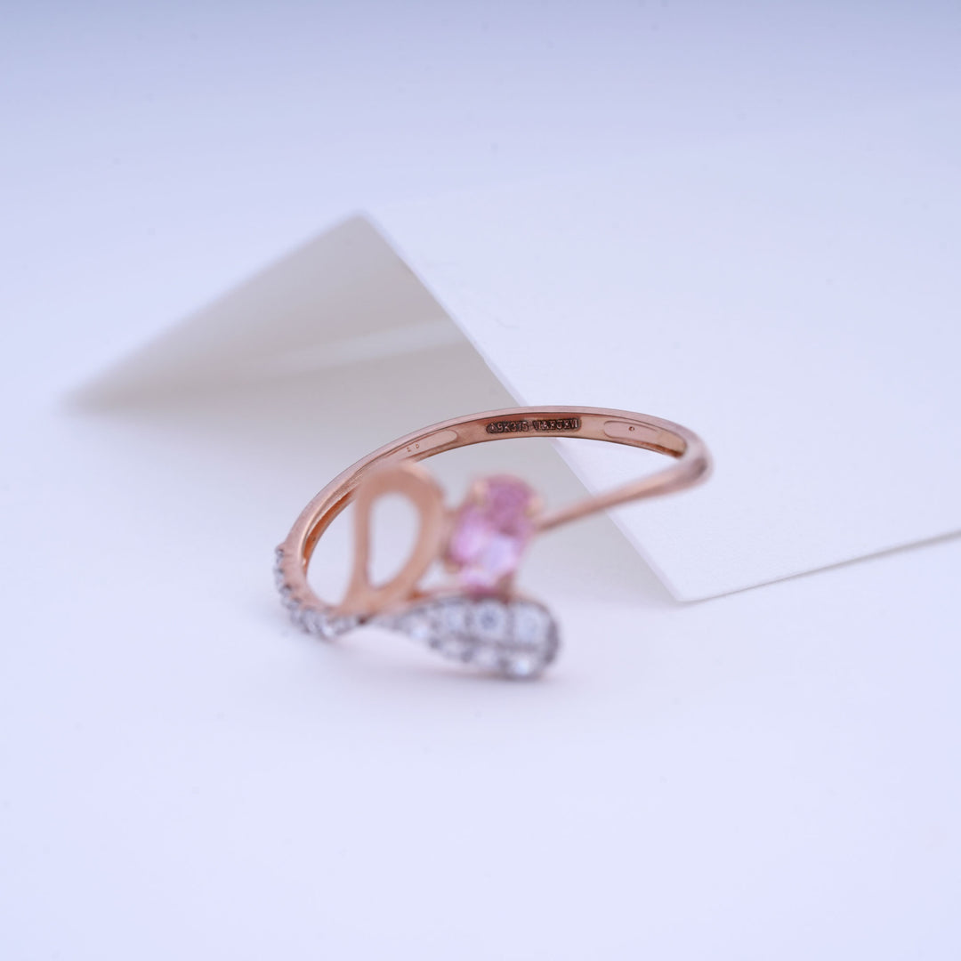 9K Rose Gold Ring Caia