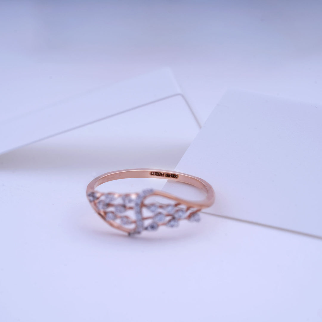 9K Rose Gold Ring Caia