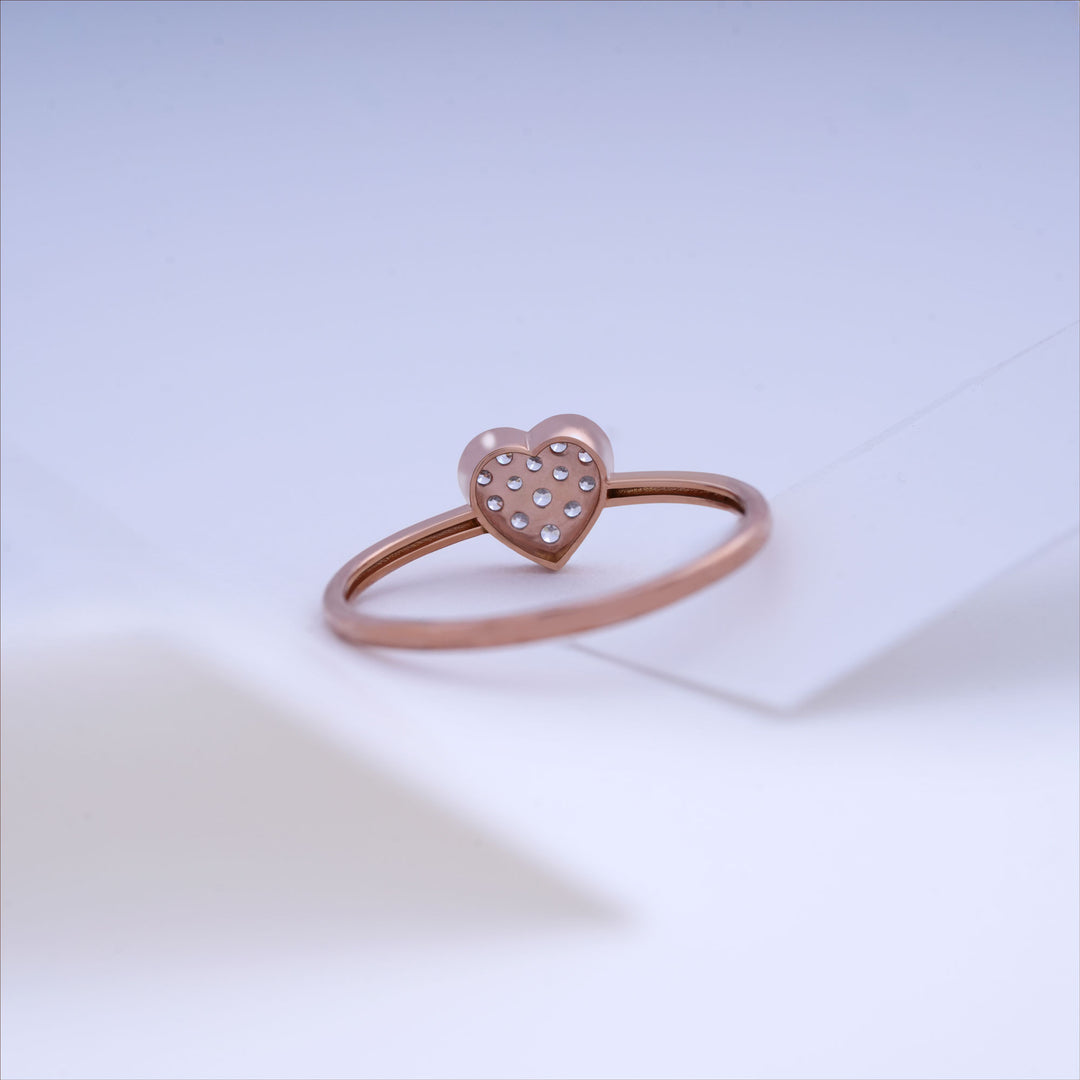 9K Rose Gold Ring Caia