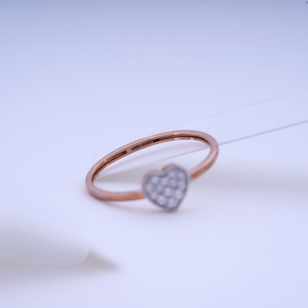 9K Rose Gold Ring Caia