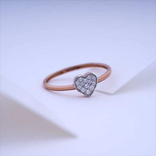 9K Rose Gold Ring Caia