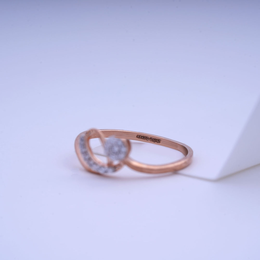 9K Rose Gold Ring Caia