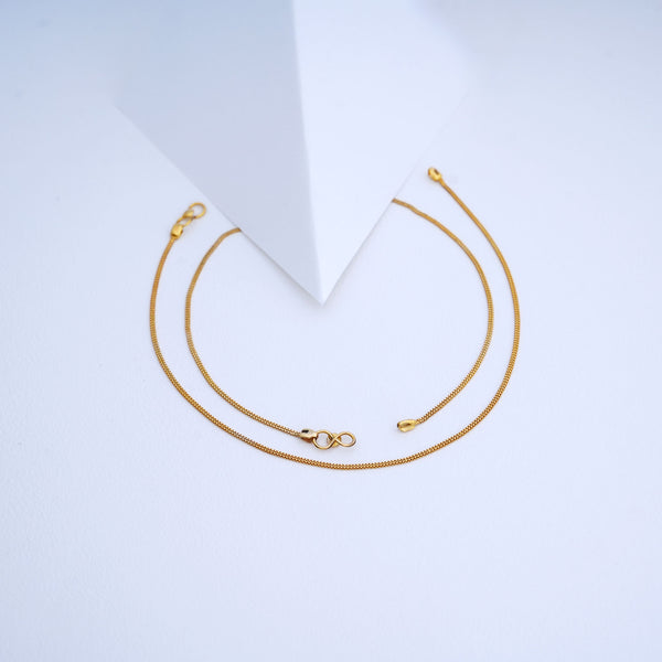 9K Gold Anklet Caia