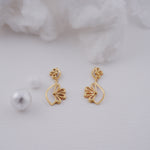 Load image into Gallery viewer, 9K Gold Drop Earrings
