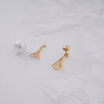 Load image into Gallery viewer, 9K Gold Drop Earrings
