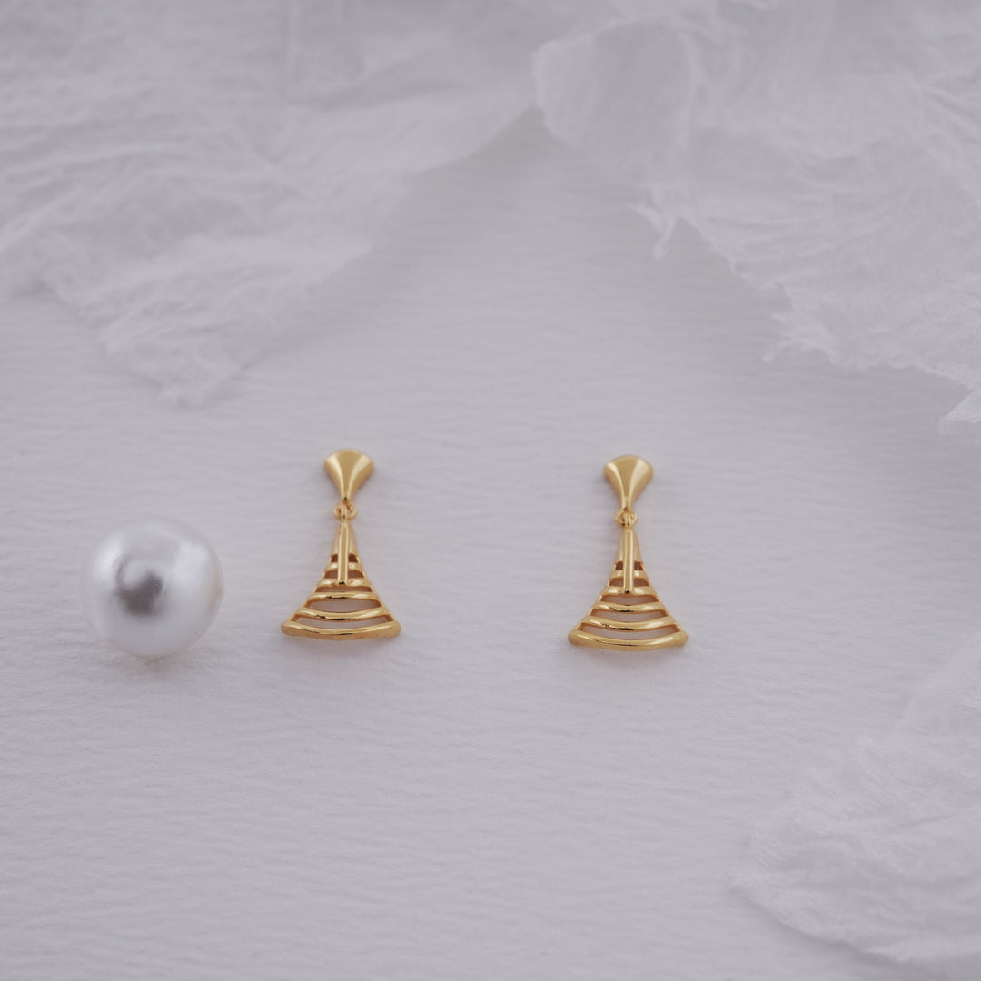 9K Gold Drop Earrings