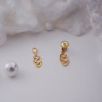 Load image into Gallery viewer, 9K Gold Drop Earrings
