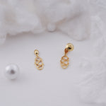 Load image into Gallery viewer, 9K Gold Drop Earrings
