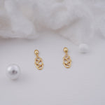 Load image into Gallery viewer, 9K Gold Drop Earrings
