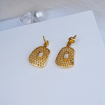 Load image into Gallery viewer, 9K Gold Drop Earrings for Office Wear
