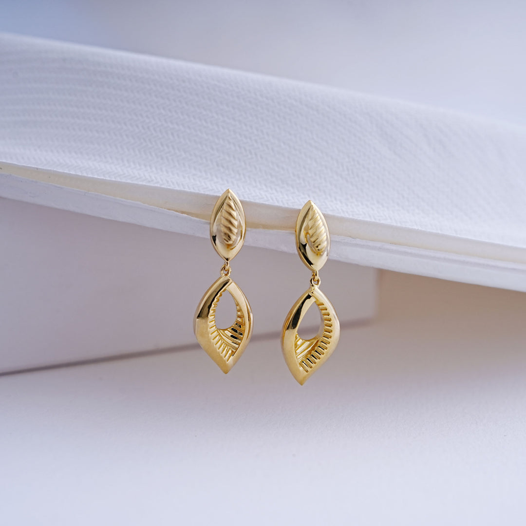 9K Gold Drop Earrings