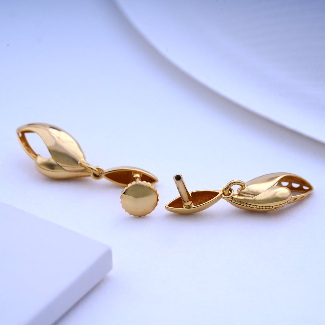 9K Gold Drop Earrings
