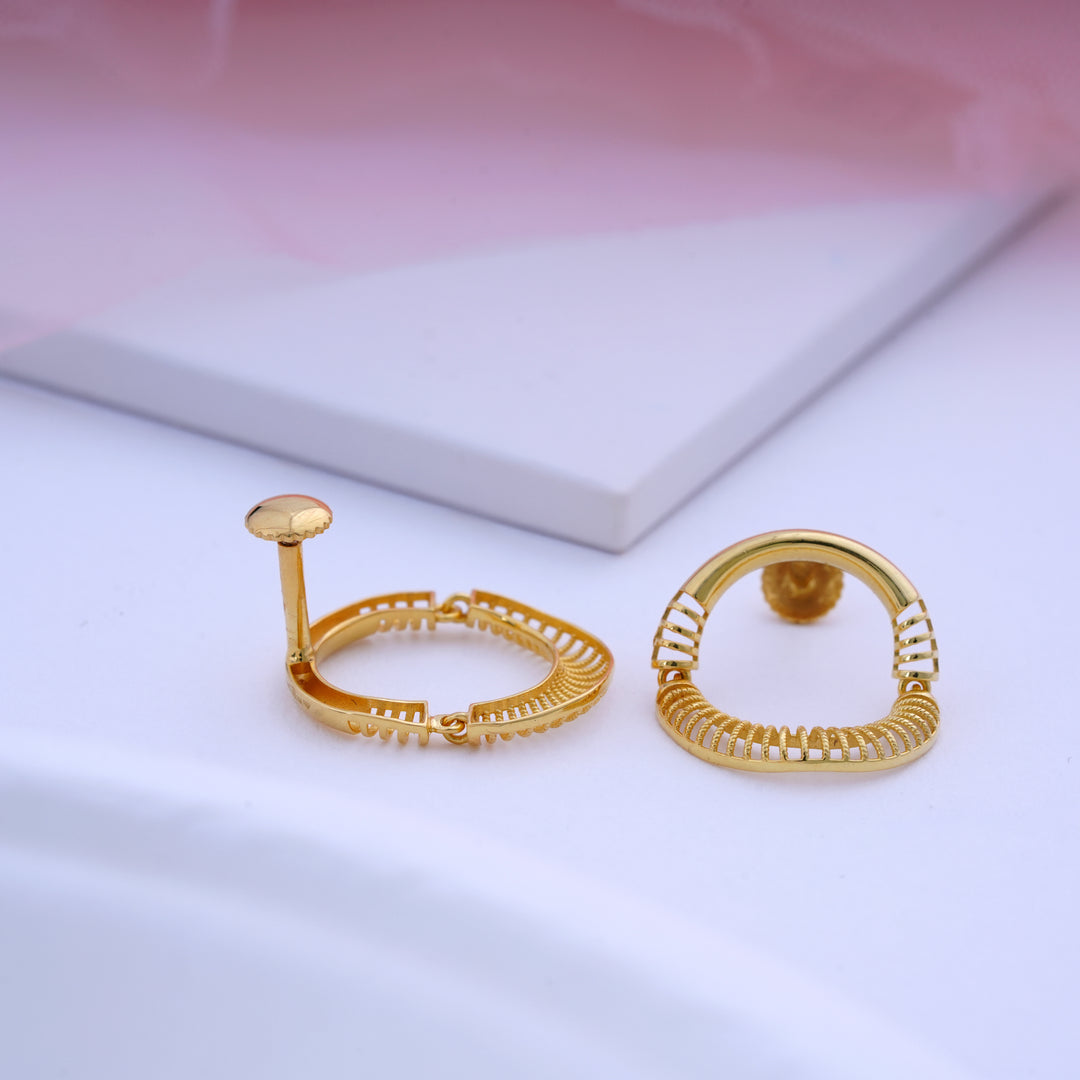 9K Gold Drop Earrings