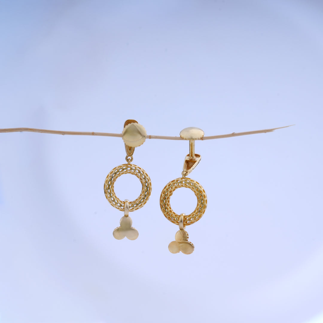 9K Gold Drop Earrings