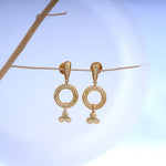 Load image into Gallery viewer, 9K Gold Drop Earrings
