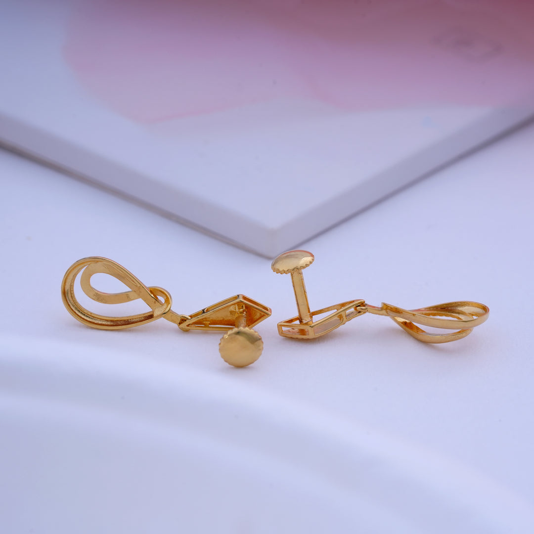 9K Gold Drop Earrings