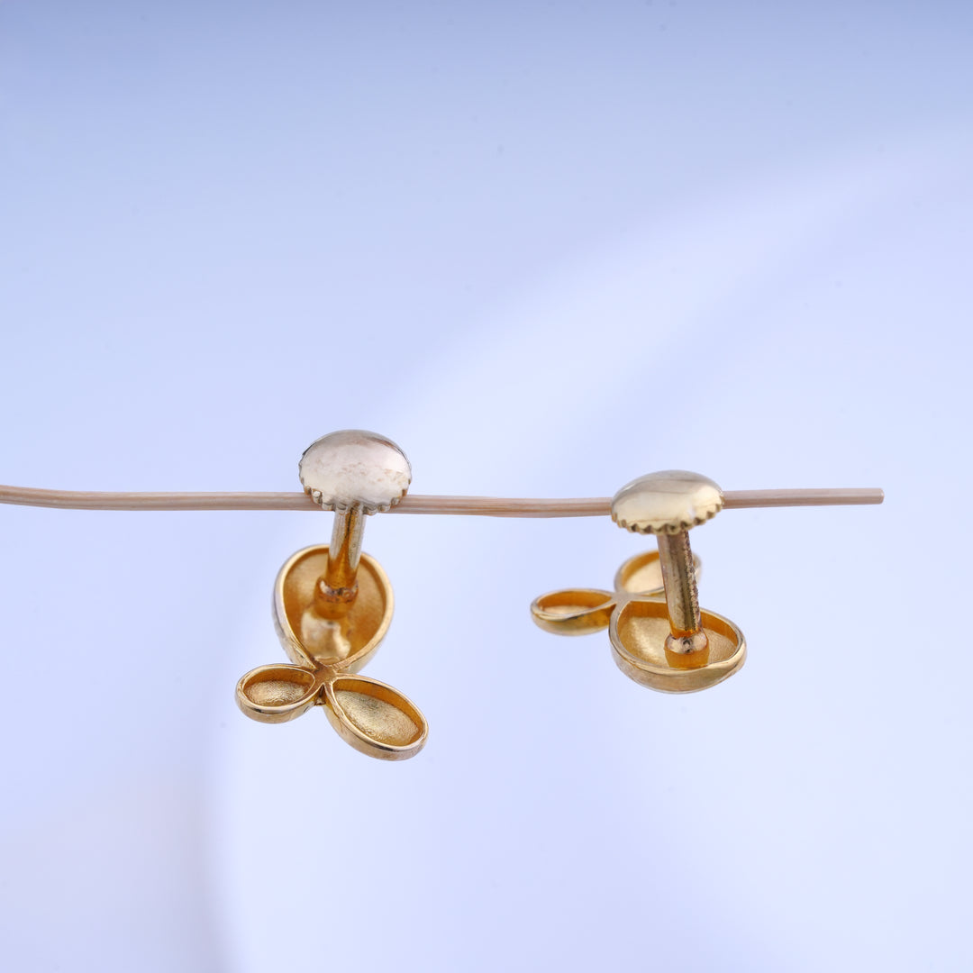 9K Gold Drop Earrings