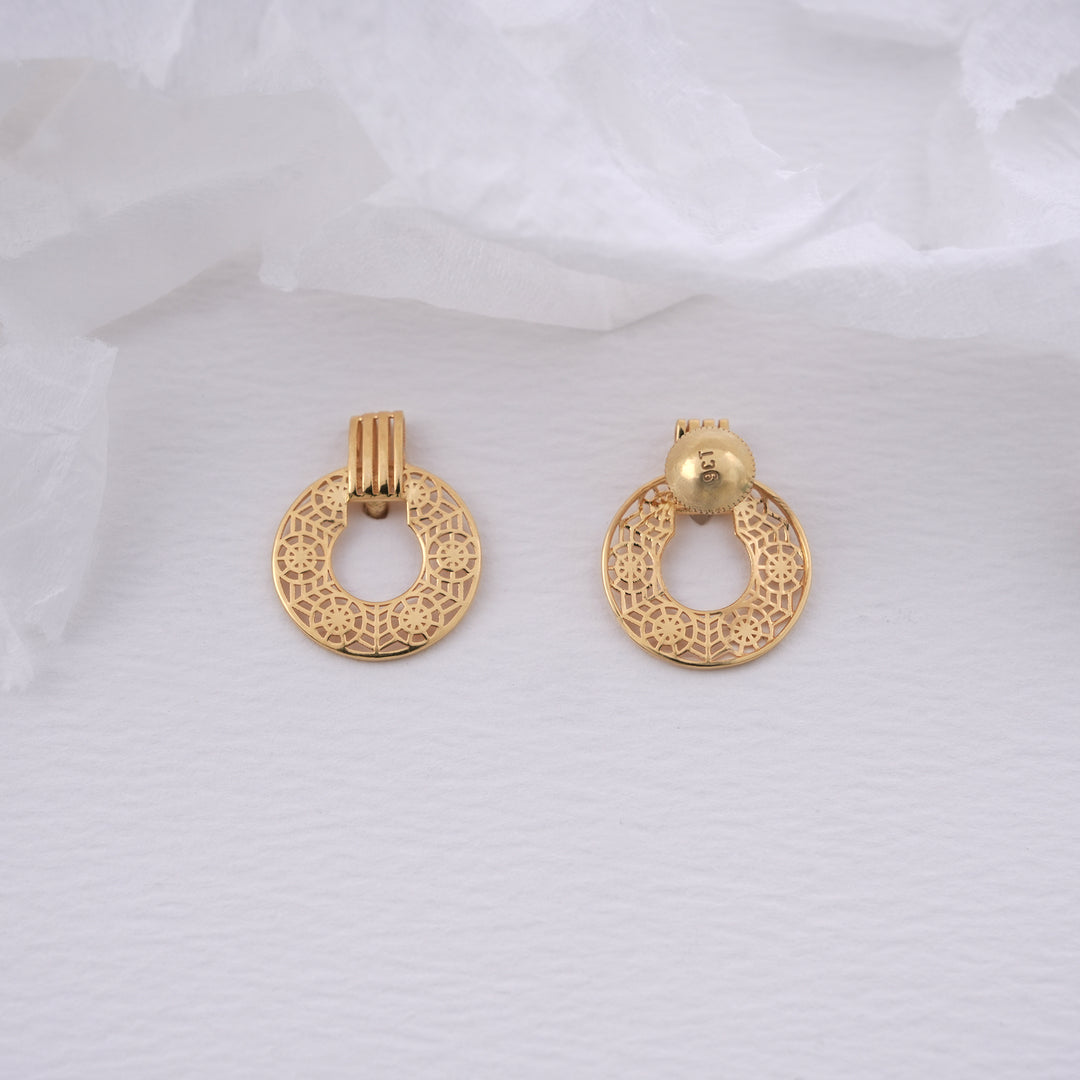9K Gold Hoop Earrings