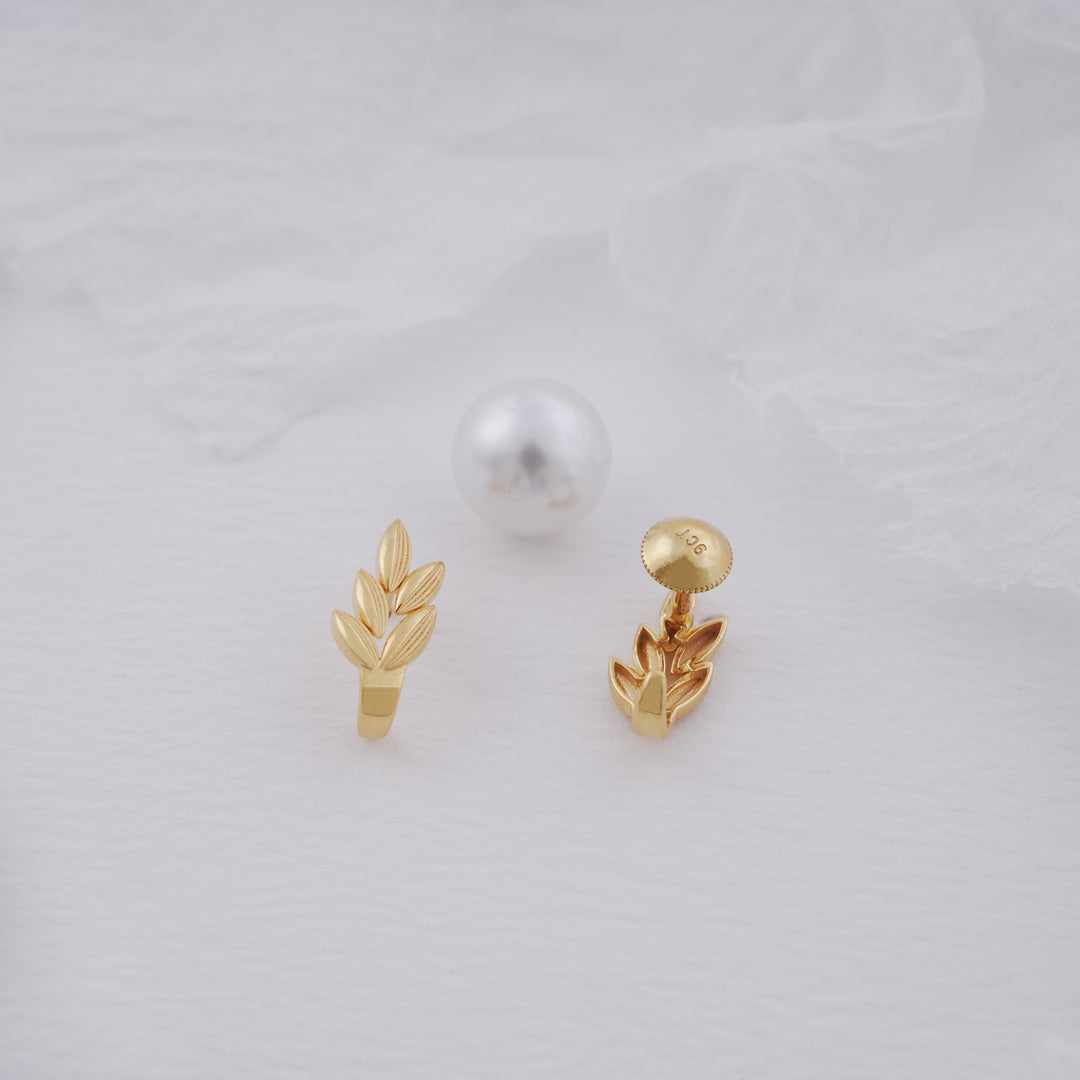 9K Gold Stud Earrings