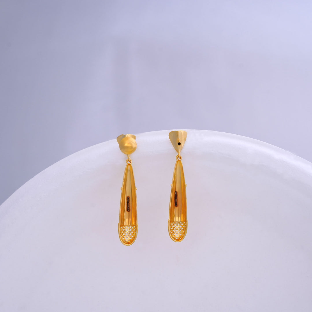 9K Gold Drop Earrings