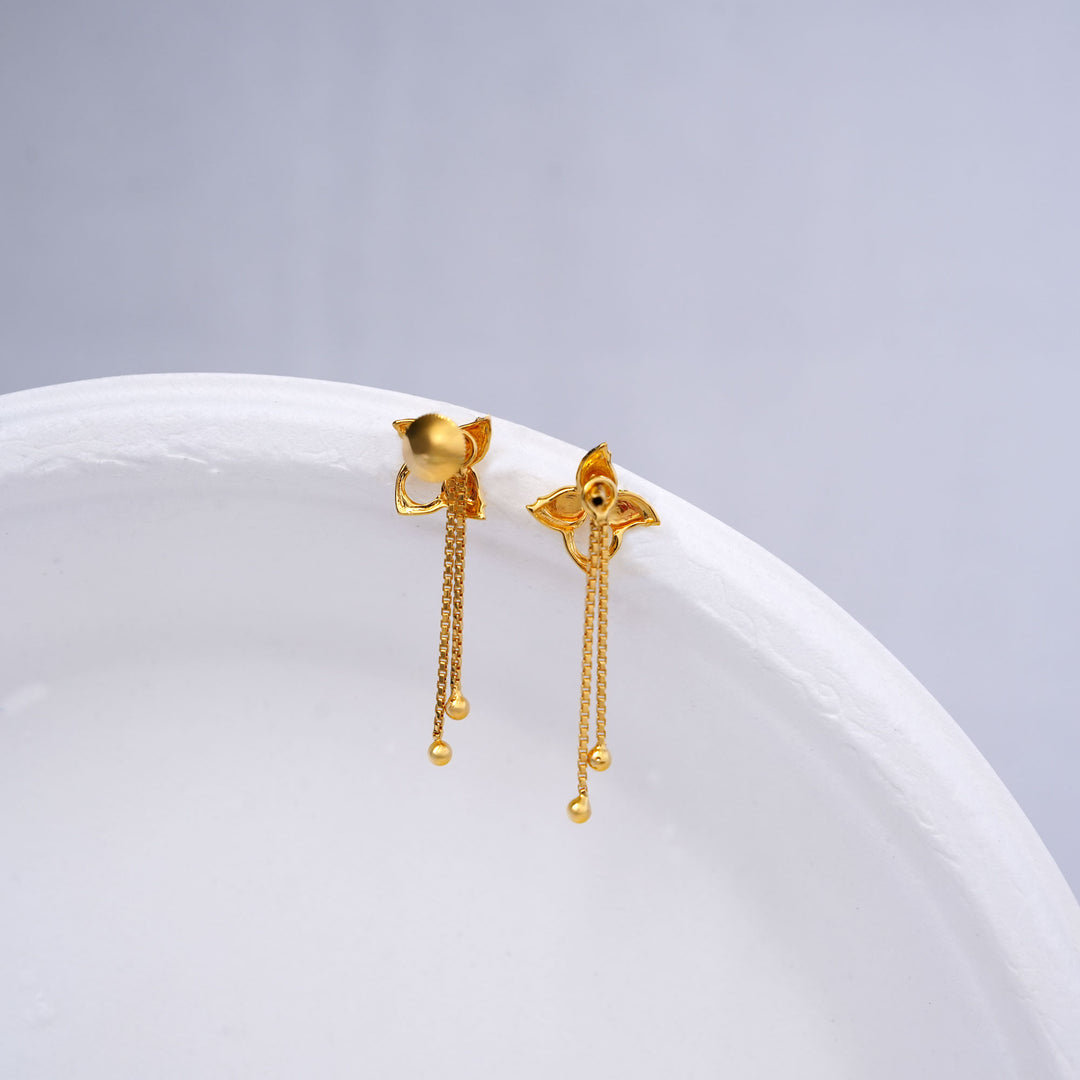 9K Gold Drop Earrings