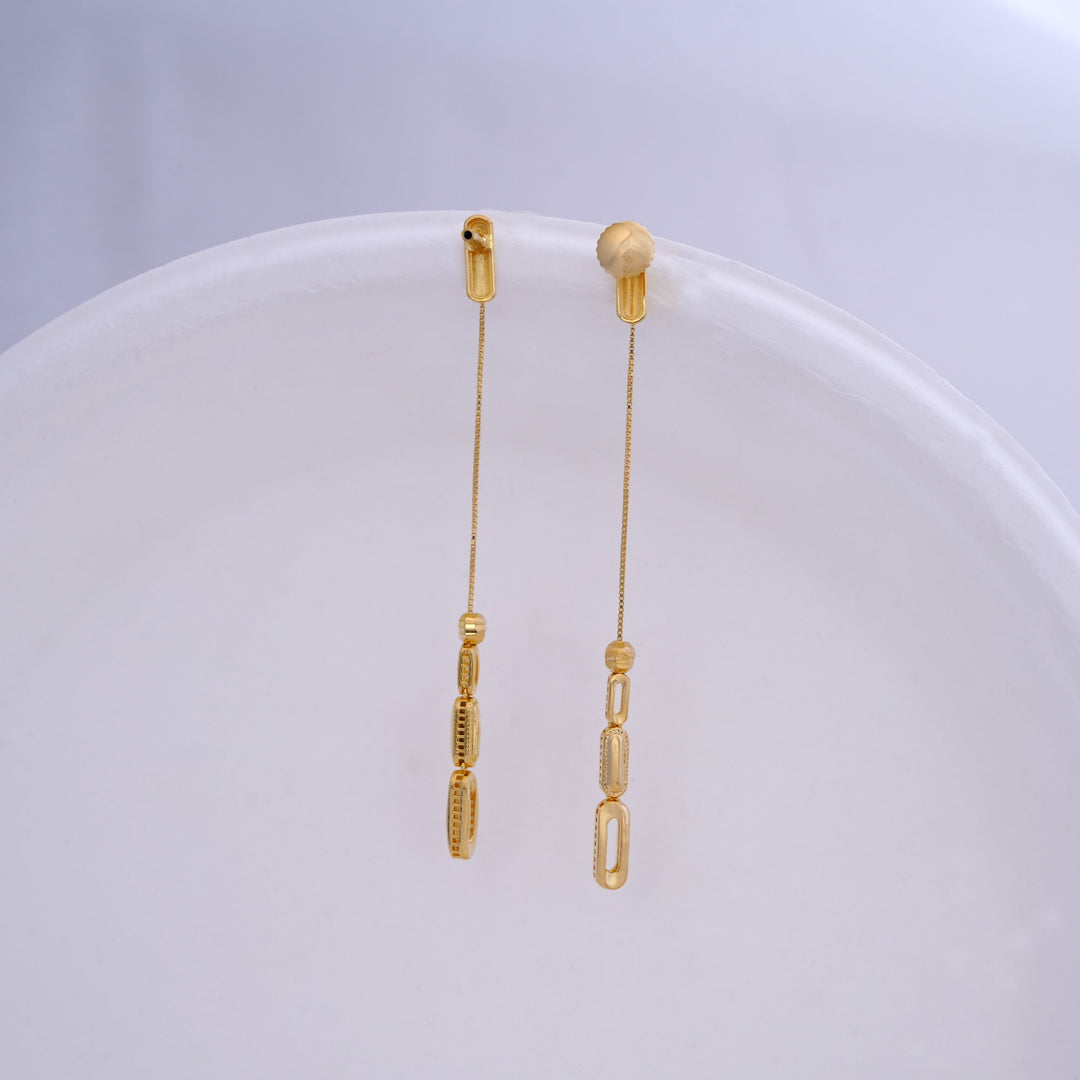 9K Gold Drop Earrings