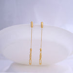 Load image into Gallery viewer, 9K Gold Drop Earrings
