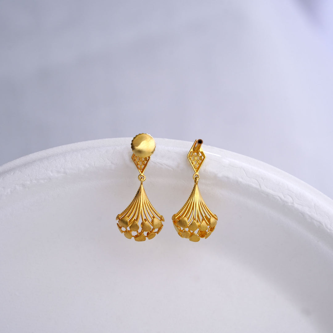 9K Gold Drop Earrings