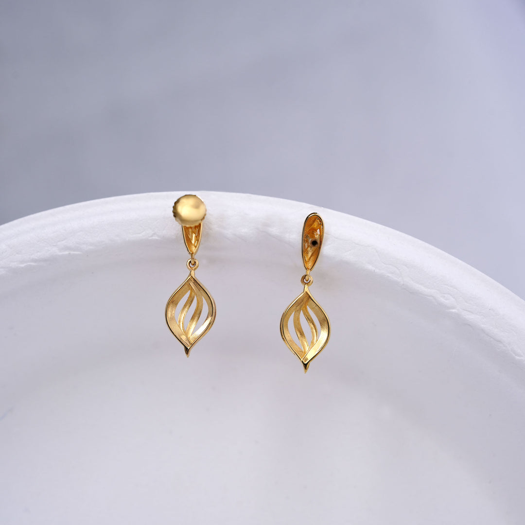 9K Gold Drop Earrings