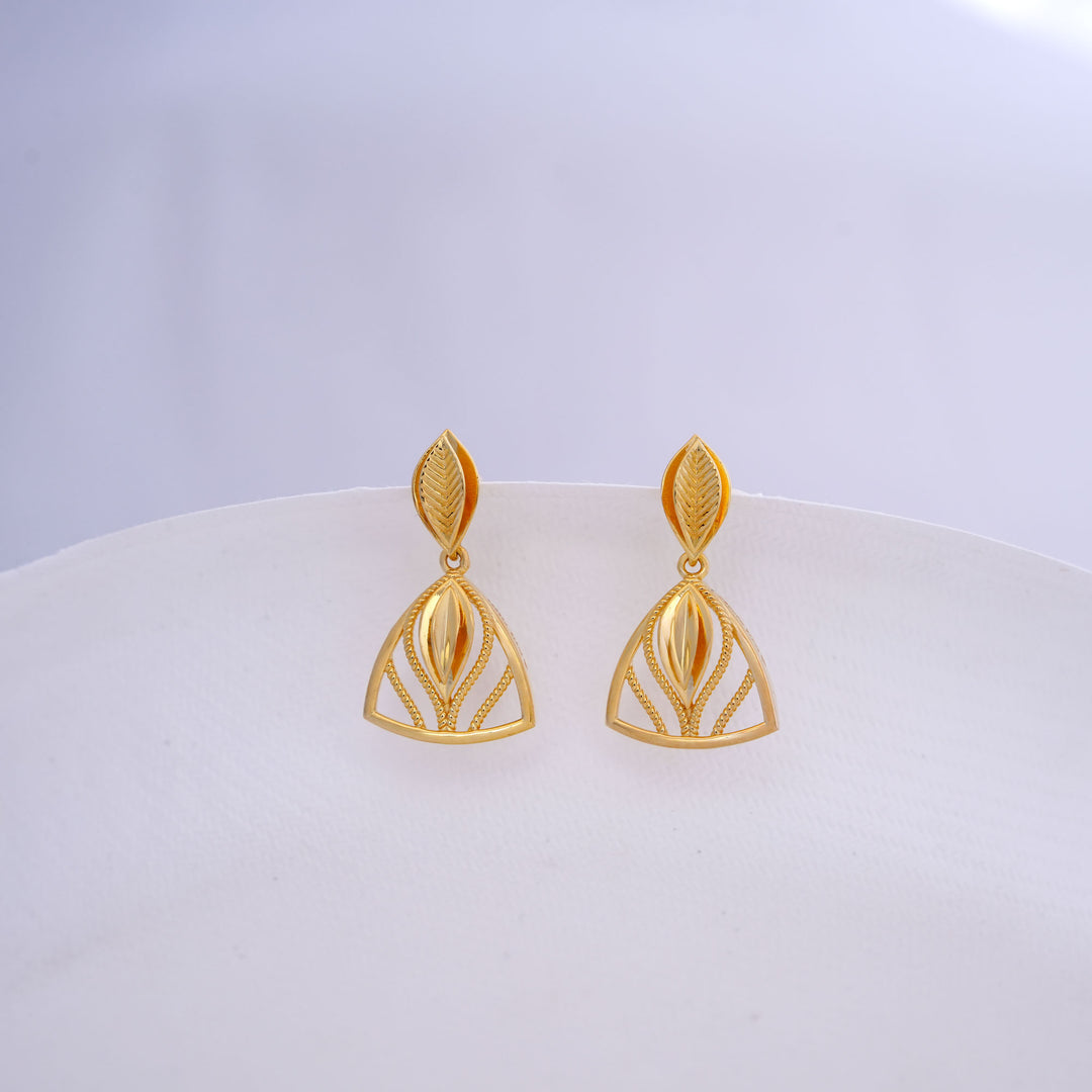 9K Gold Drop Earrings