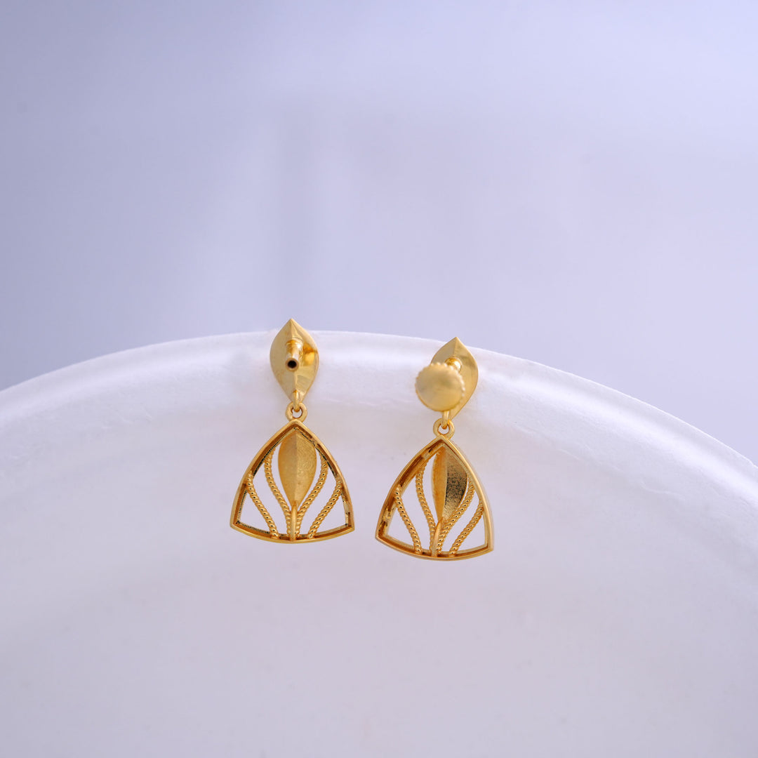 9K Gold Drop Earrings