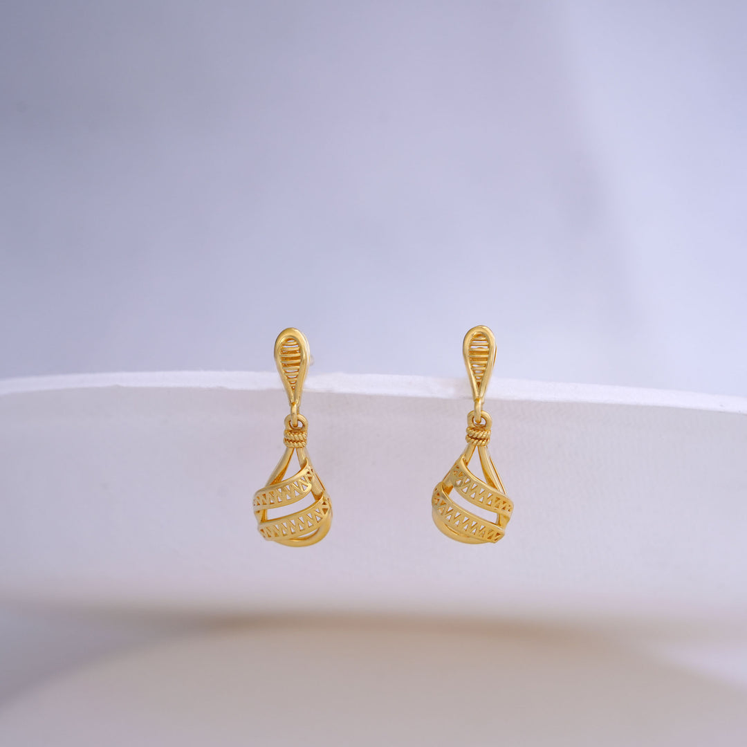 9K Gold Drop Earrings