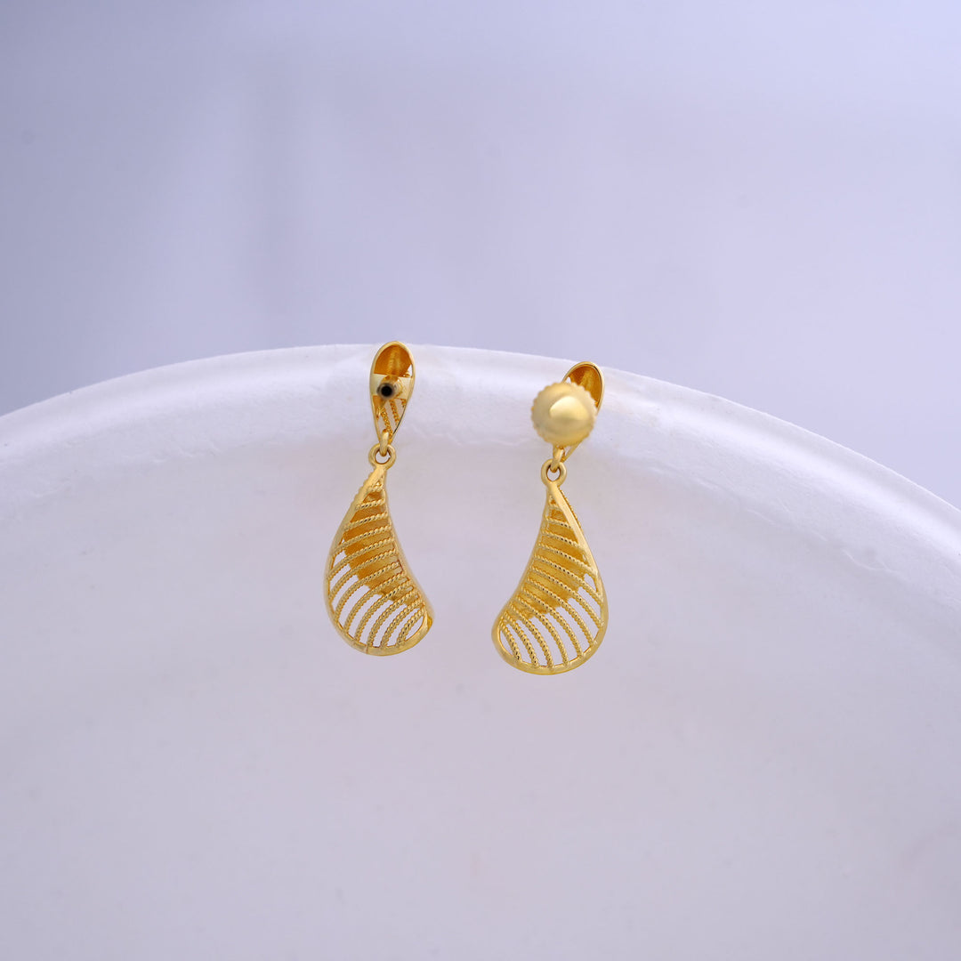 9K Gold Drop Earrings