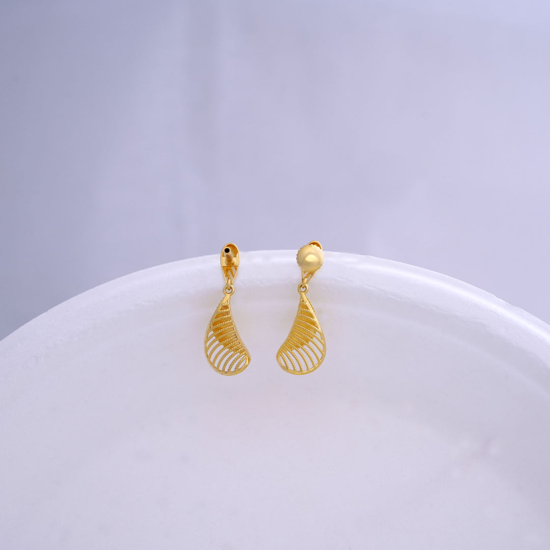 9K Gold Drop Earrings