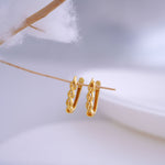 Load image into Gallery viewer, 9K Gold Hoop Earrings
