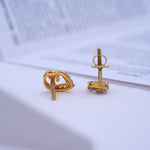 Load image into Gallery viewer, 9K Gold Stud Caia
