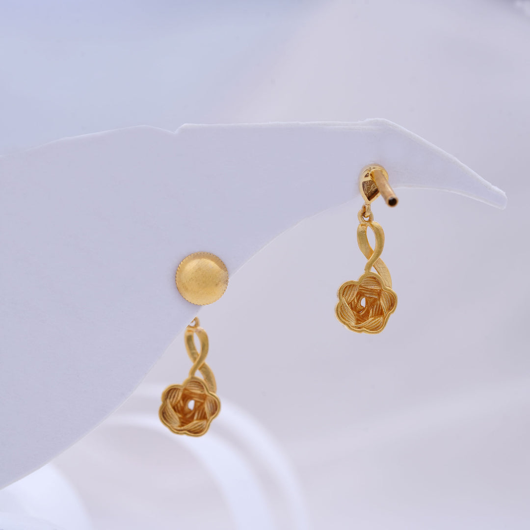 9K Gold Drop Earrings Caia