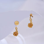 Load image into Gallery viewer, 9K Gold Drop Earrings Caia
