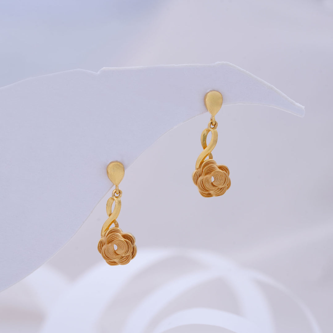 9K Gold Drop Earrings Caia