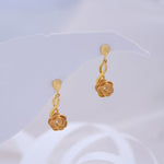 Load image into Gallery viewer, 9K Gold Drop Earrings Caia
